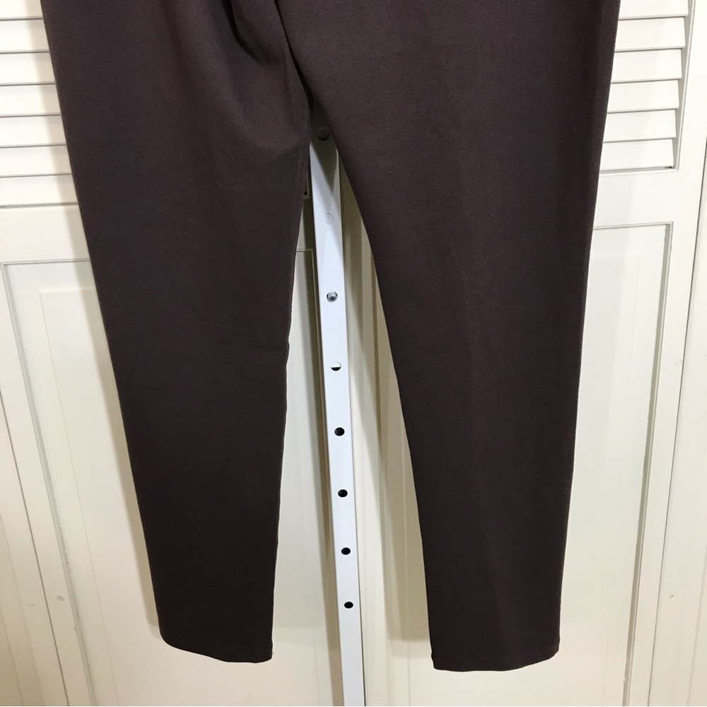 NWT Michael Kors Chocolate Gold Logo Slim Fit Knit Pants XL - Picture 11 of 13